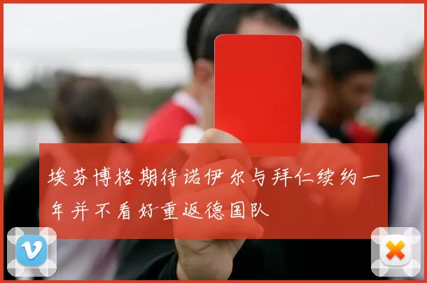 埃芬博格期待诺伊尔与拜仁续约一年并不看好重返德国队