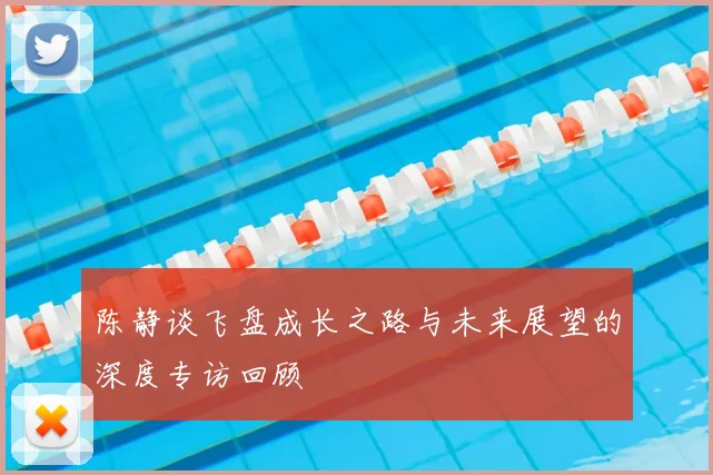 陈静谈飞盘成长之路与未来展望的深度专访回顾